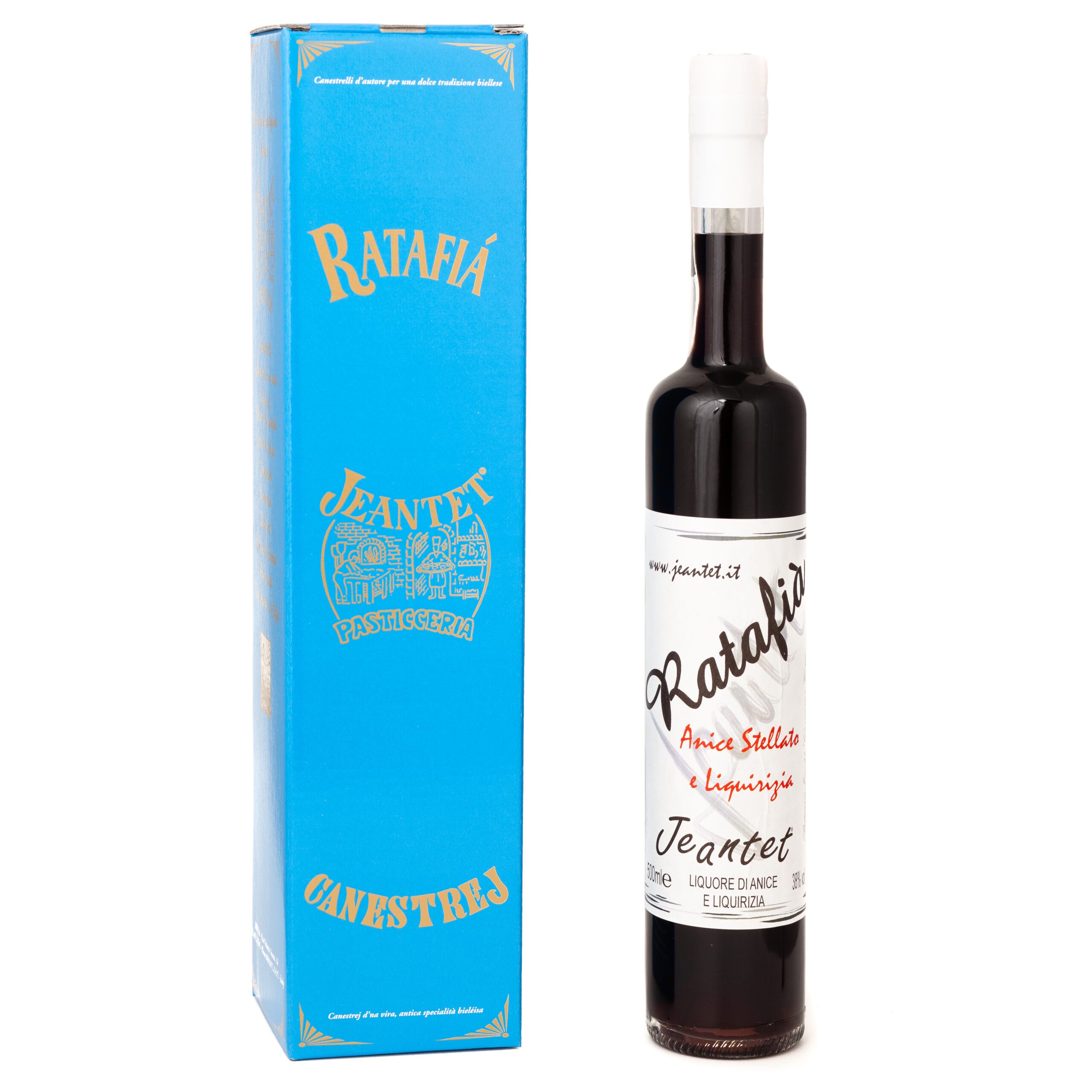 Ratafià di anice stellato e liquirizia da 500 ml 38% vol.