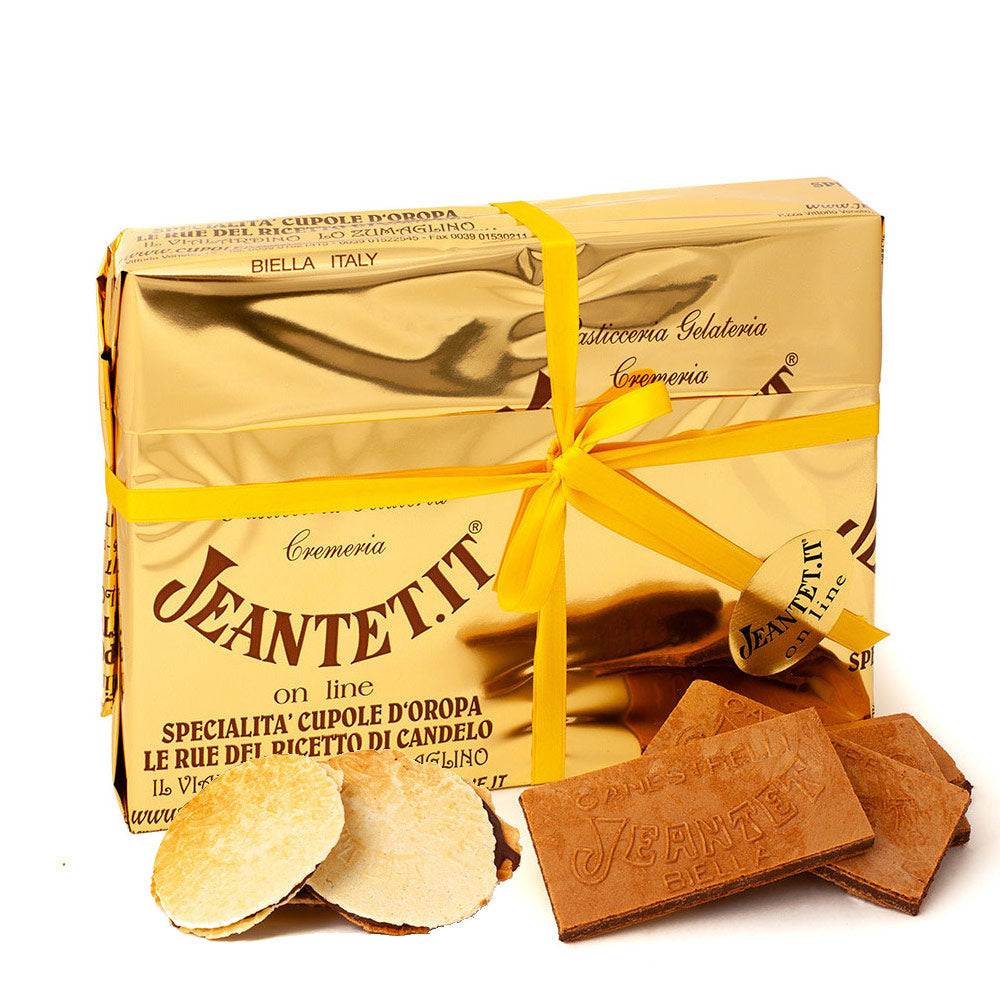 Mix Canestrelli e Canestrej in scatola carta dorata