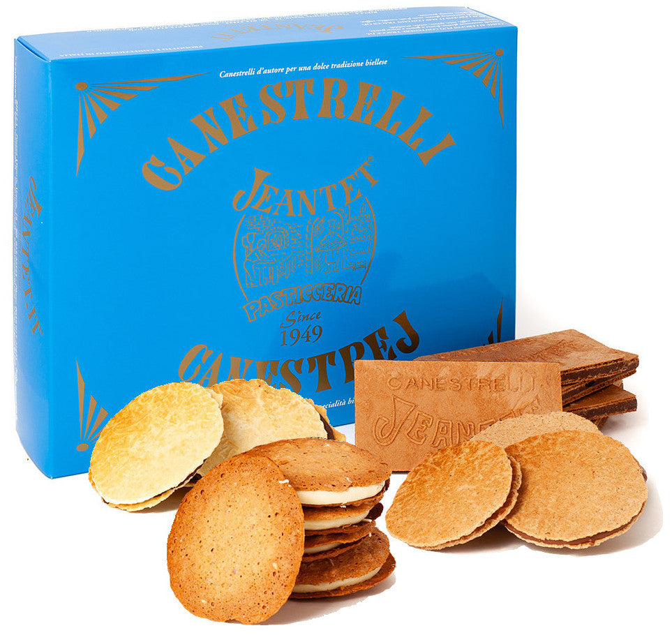 Mix Canestrelli, Canestrej, Vialardini, Zumaglini in scatola di cartone